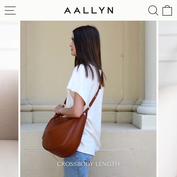 Aallyn Marley Hobo Shoulder Bag in Brown - Picture 7 of 9